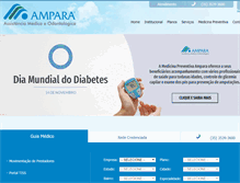 Tablet Screenshot of ampara.com.br